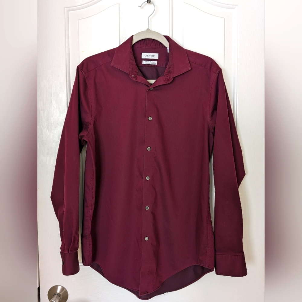 Calvin Klein Infinite Non-Iron Slim Fit Dress Shirt